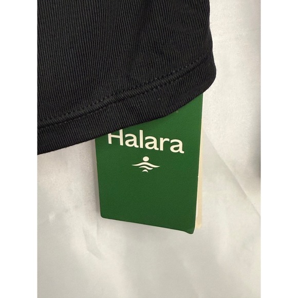 Halara Henley Button Front Long Sleeve Slim Casual Top in‎ Black Small NWT - Picture 9 of 11